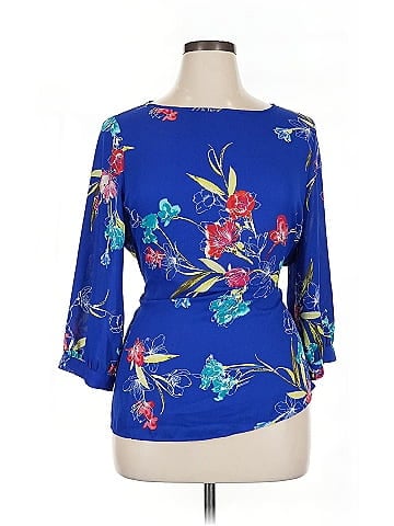 Apt. 9 3/4 Sleeve Blouse (view 1)