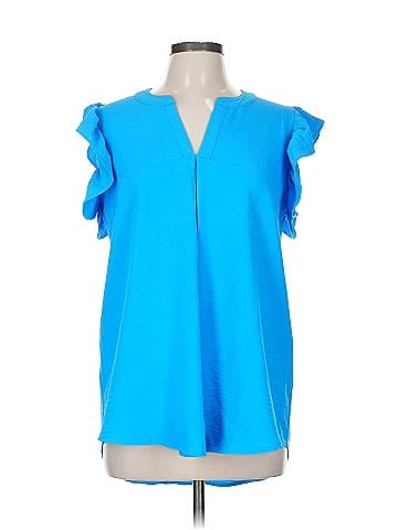 Zenana Short Sleeve Blouse (view 1)