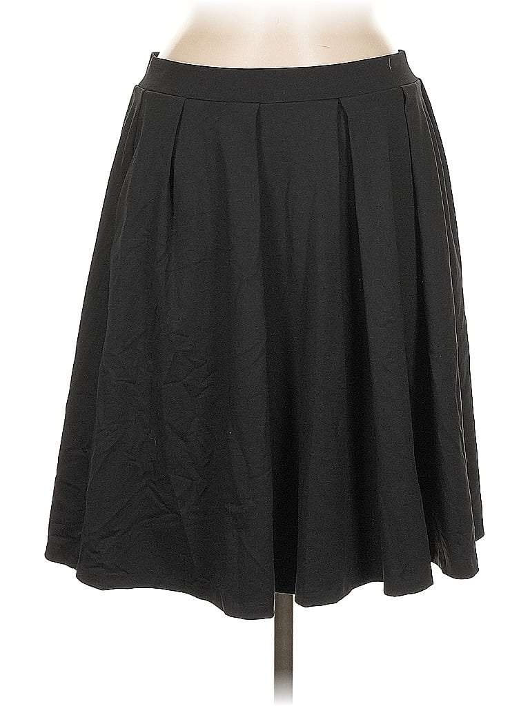Pre-owned Adrienne Vittadini Formal Skirt In Black
