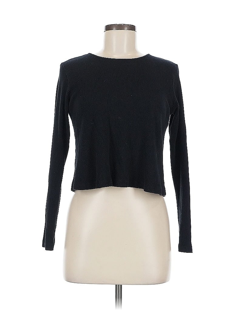 Pre-owned Monrow Cardigan Sweater In Black