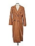 7 For All Mankind 100% Polyurethane Brown Trenchcoat Size 0 - photo 1
