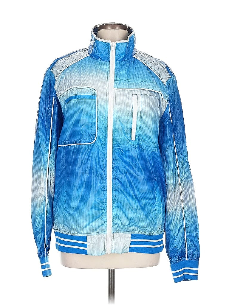 Pre-owned Bar Iii Track Jacket In Blue