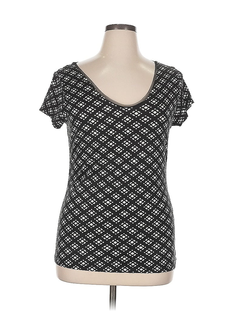 Pre-owned Banana Republic Short Sleeve T-shirt In Black