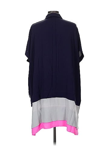 Diane von Furstenberg Short Sleeve Silk Top (view 2)