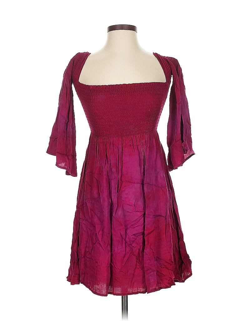 Click to view more detailed imagery on our partner's website Pre-owned Blue Life Made In Sunny Califorina Cocktail Dress In Burgundy