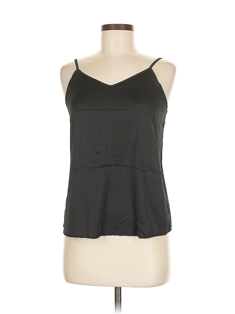 Click to view more detailed imagery on our partner's website Pre-owned Ekouaer Sleeveless Top Black Halter Neckline Tops