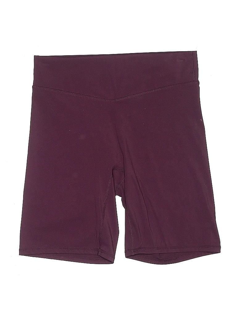 Pre-owned Unbranded Athletic Shorts In Burgundy