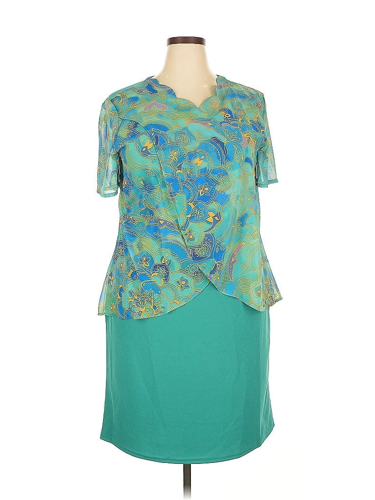 Pre-owned Just Fashion Now Cocktail Dress In Blue