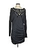 BCBGMAXAZRIA Runway 100% Polyester Gray Green Casual Dress Size S - photo 1