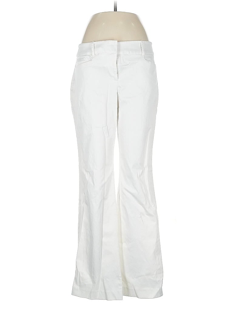 Pre-owned 7th Avenue Design Studio New York & Company Dress Pants In White