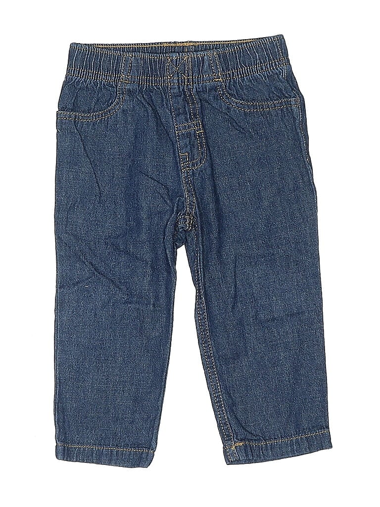 Pre-owned Carter's Kids' Jeans In Blue