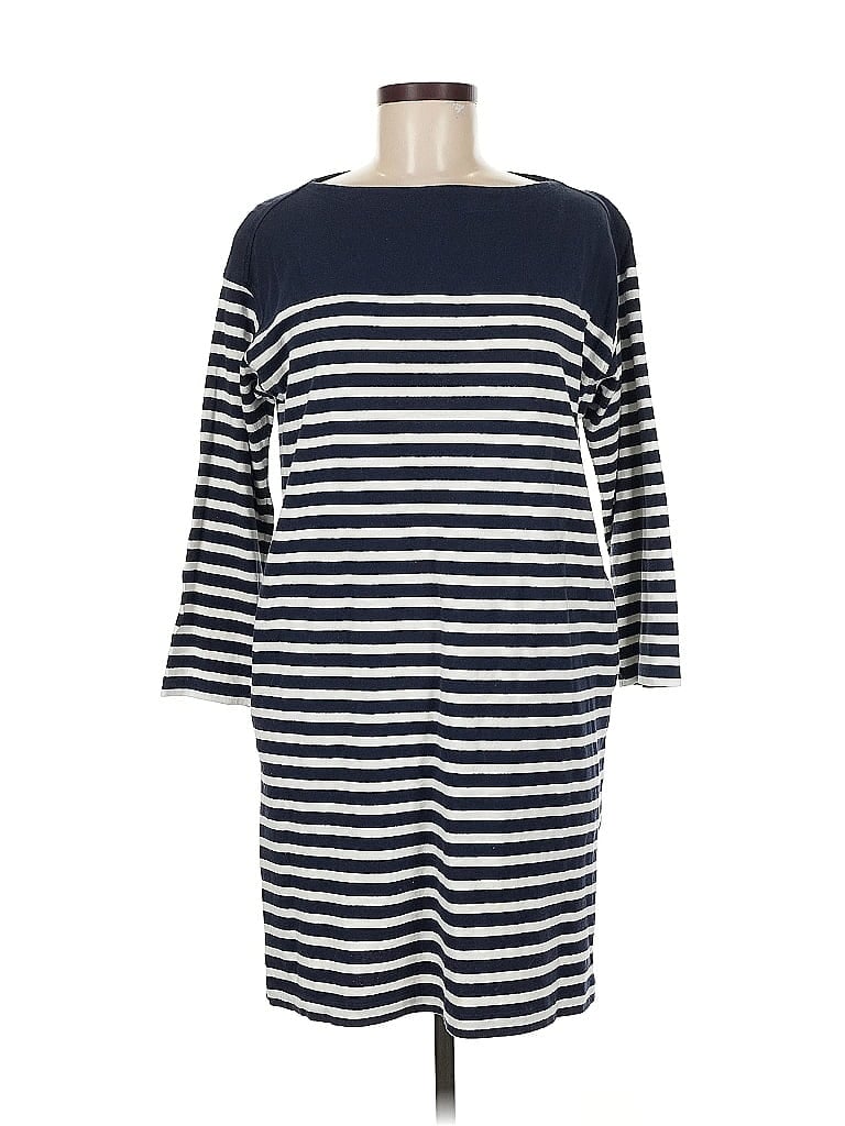 Pre-owned Uniqlo Casual Dress In Blue
