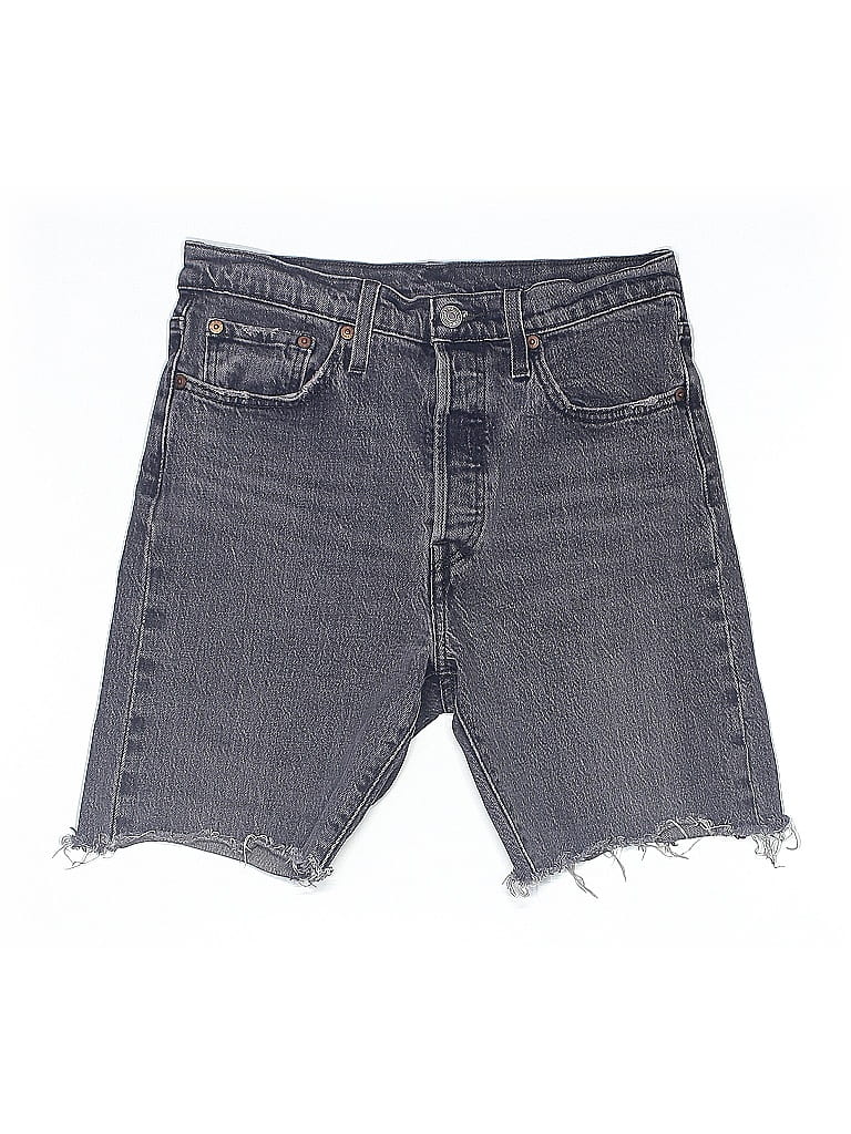 Click to view more detailed imagery on our partner's website Pre-owned Levi's Denim Shorts In Gray