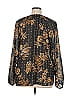 Torrid 100% Polyester Black Long Sleeve Blouse Size 1X Plus (1) - photo 2