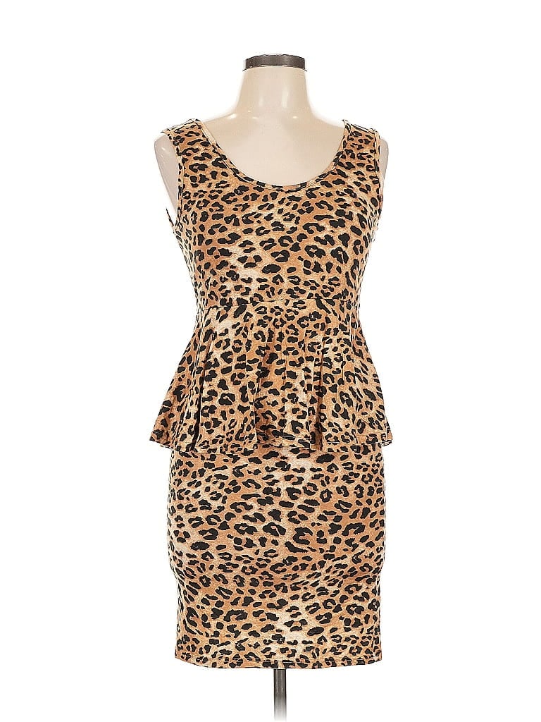 Pre-owned Asos Design Cocktail Dress In Brown