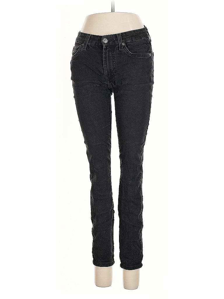 Pre-owned 7 For All Mankind Jeans In Black