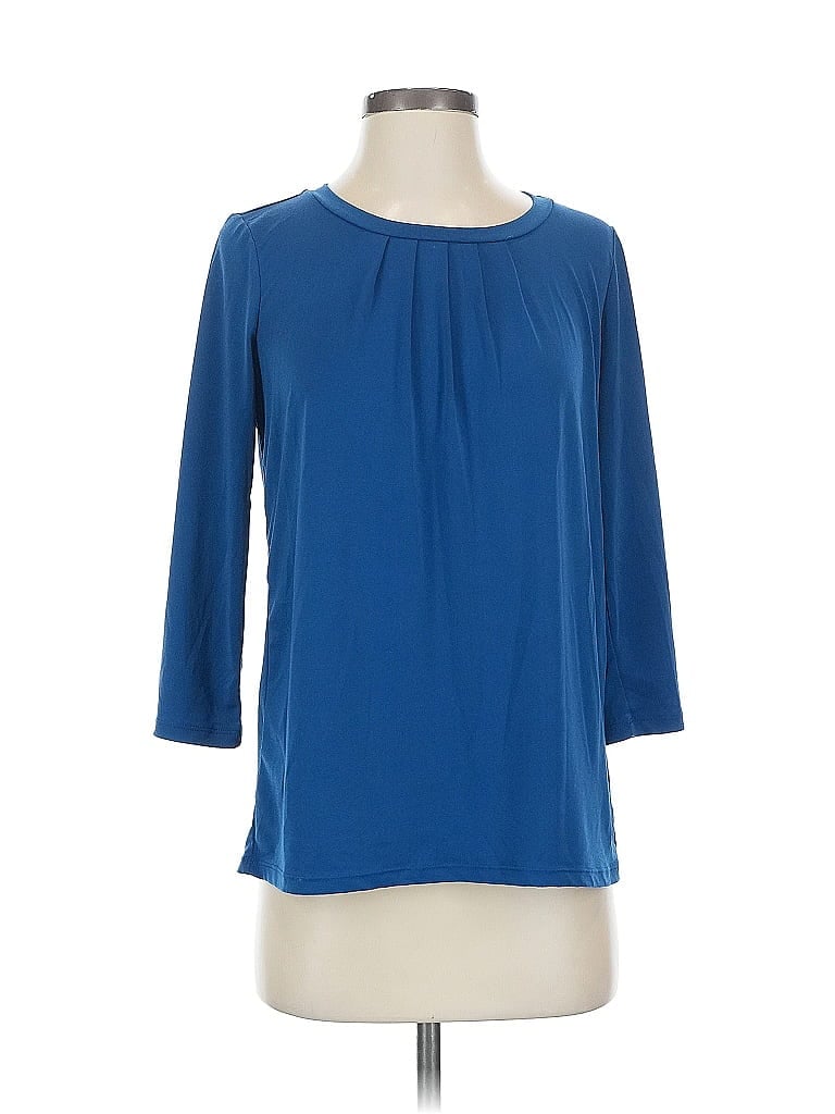 ANN TAYLOR Pre-owned 3/4 Sleeve Blouse In Blue