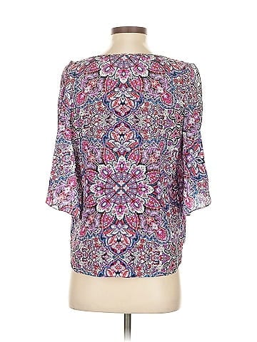 Alice & Trixie 3/4 Sleeve Silk Top (view 2)