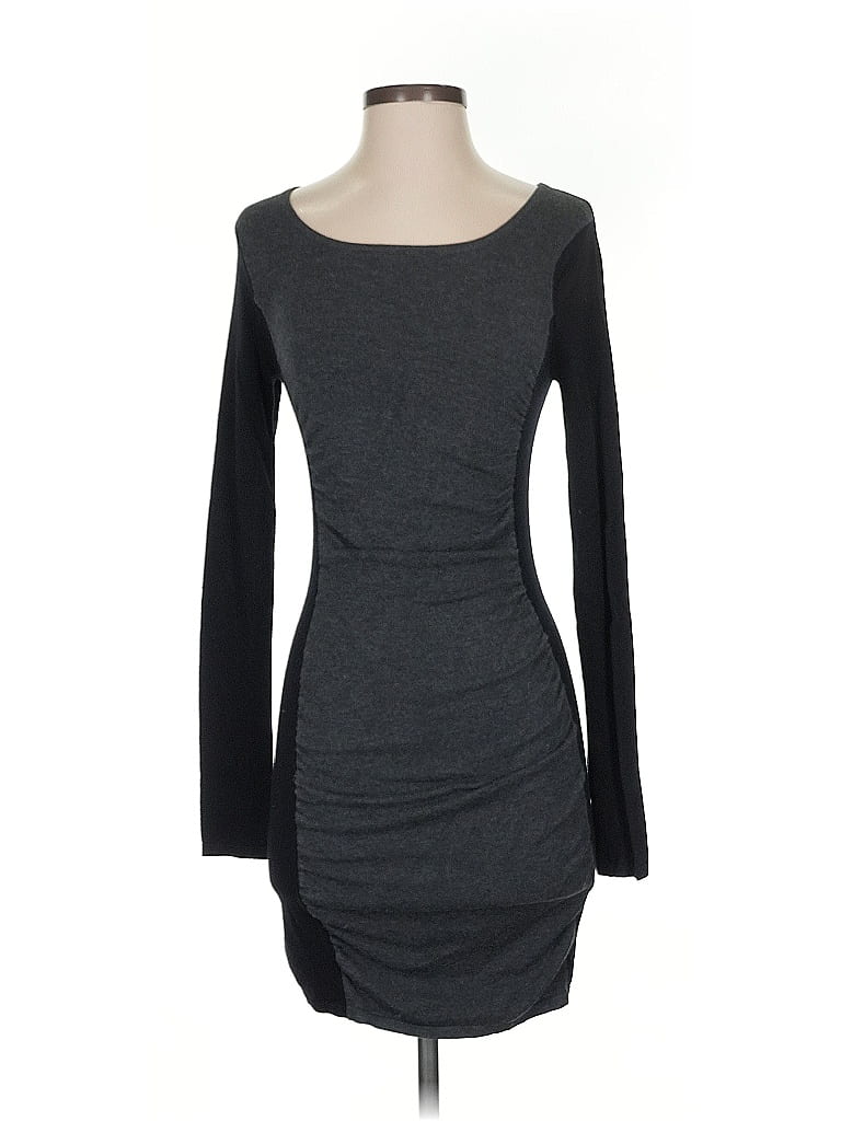 Pre-owned Express Casual Dress In Gray
