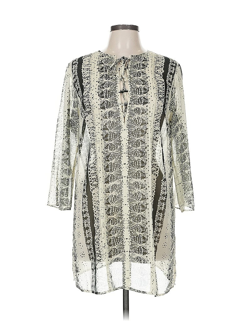 CABI Pre-owned 3/4 Sleeve Blouse In White