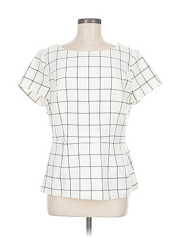 Ann Taylor Short Sleeve Blouse (view 1)