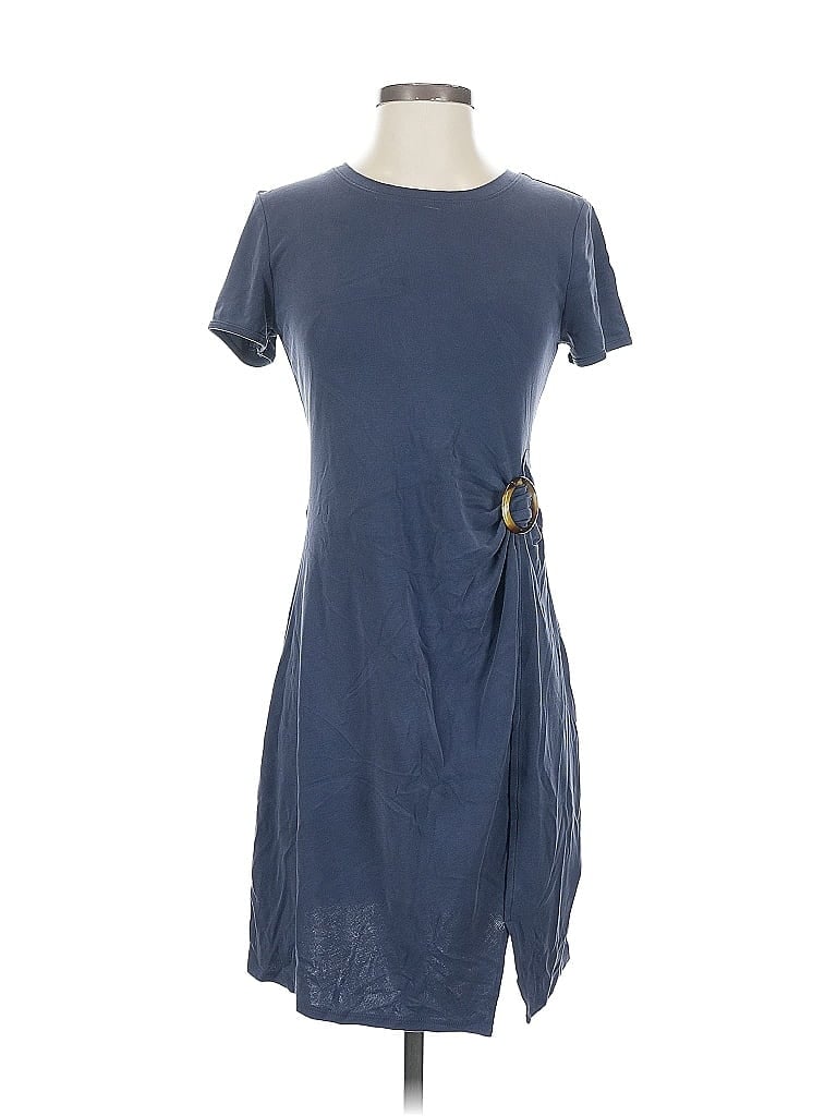 Pre-owned Abercrombie & Fitch Casual Dress In Blue
