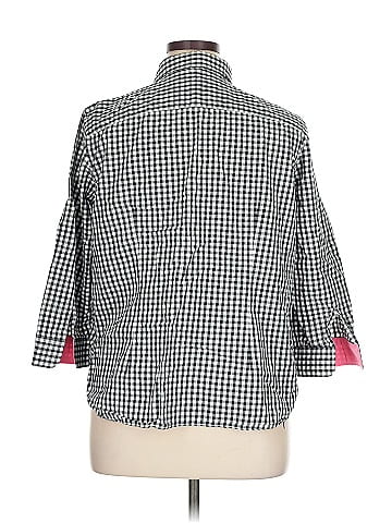 Lauren by Ralph Lauren 3/4 Sleeve Button-Down Shirt (view 2)