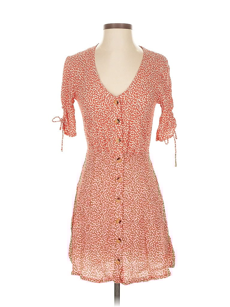 H&M Pre-owned Casual Dress In Orange