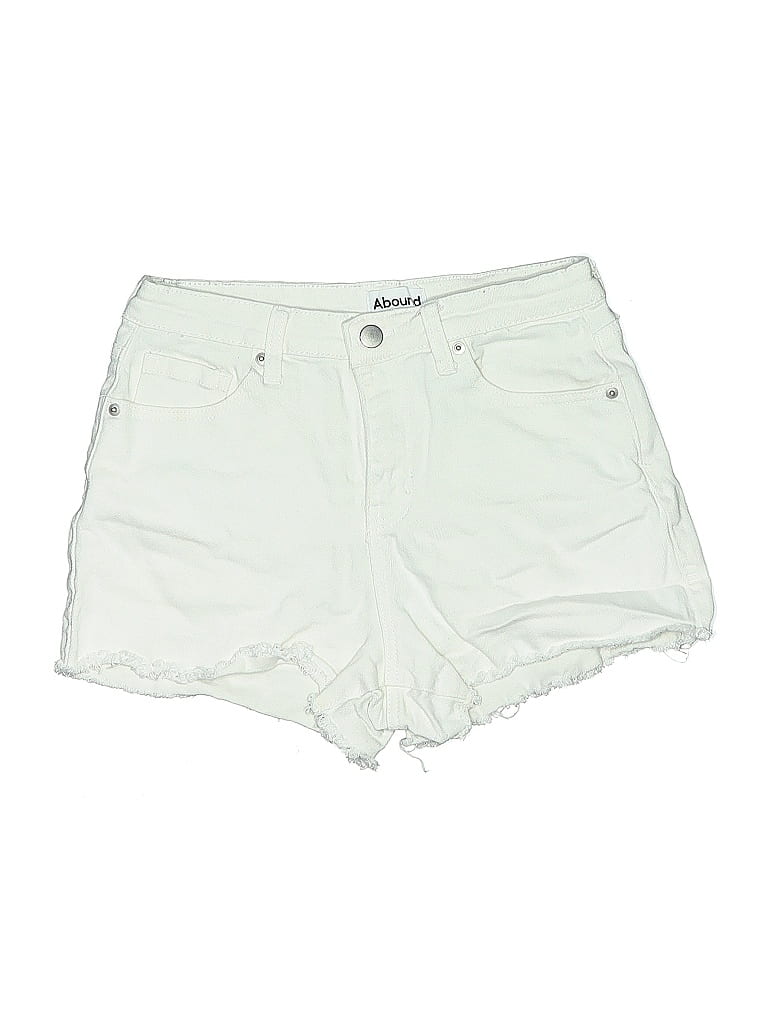 Click to view more detailed imagery on our partner's website Pre-owned Abound Denim Shorts In White
