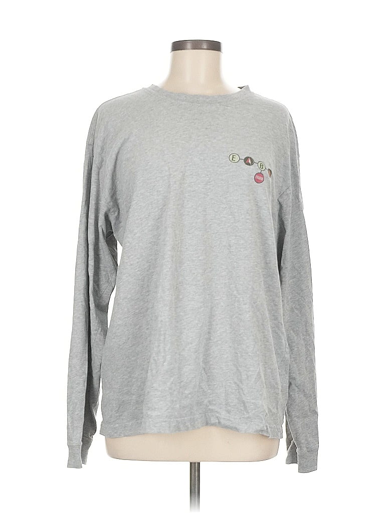 Pre-owned Eddie Bauer Long Sleeve T-shirt In Gray
