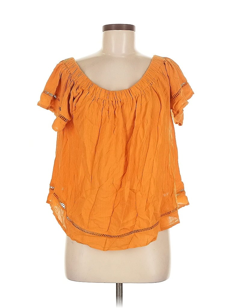 Rue21 Short Sleeve Blouse In Orange