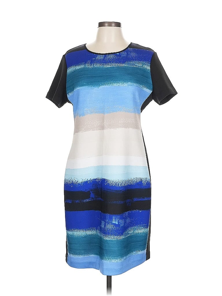 Pre-owned Reed Casual Dress In Blue