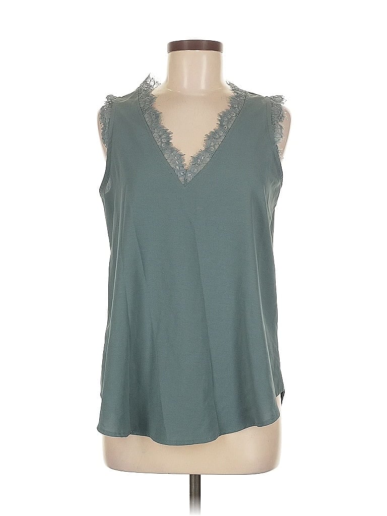 UNBRANDED Pre-owned Sleeveless Blouse In Green