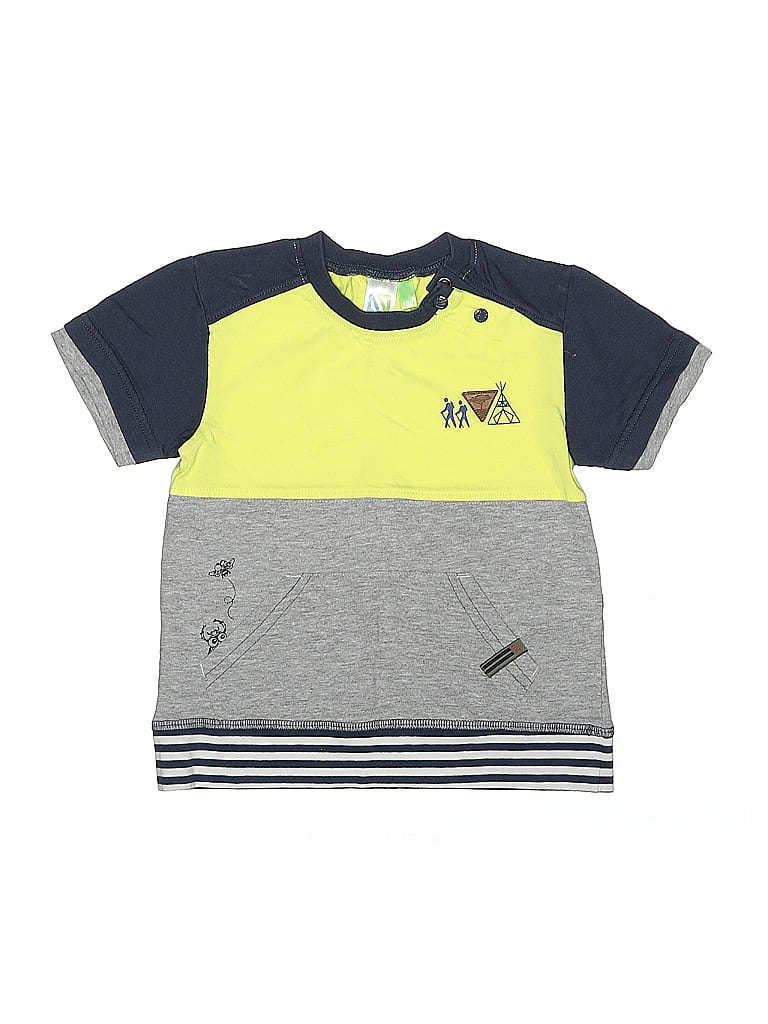 Pre-owned Assorted Brands Kids' Short Sleeve T-shirt In Gray