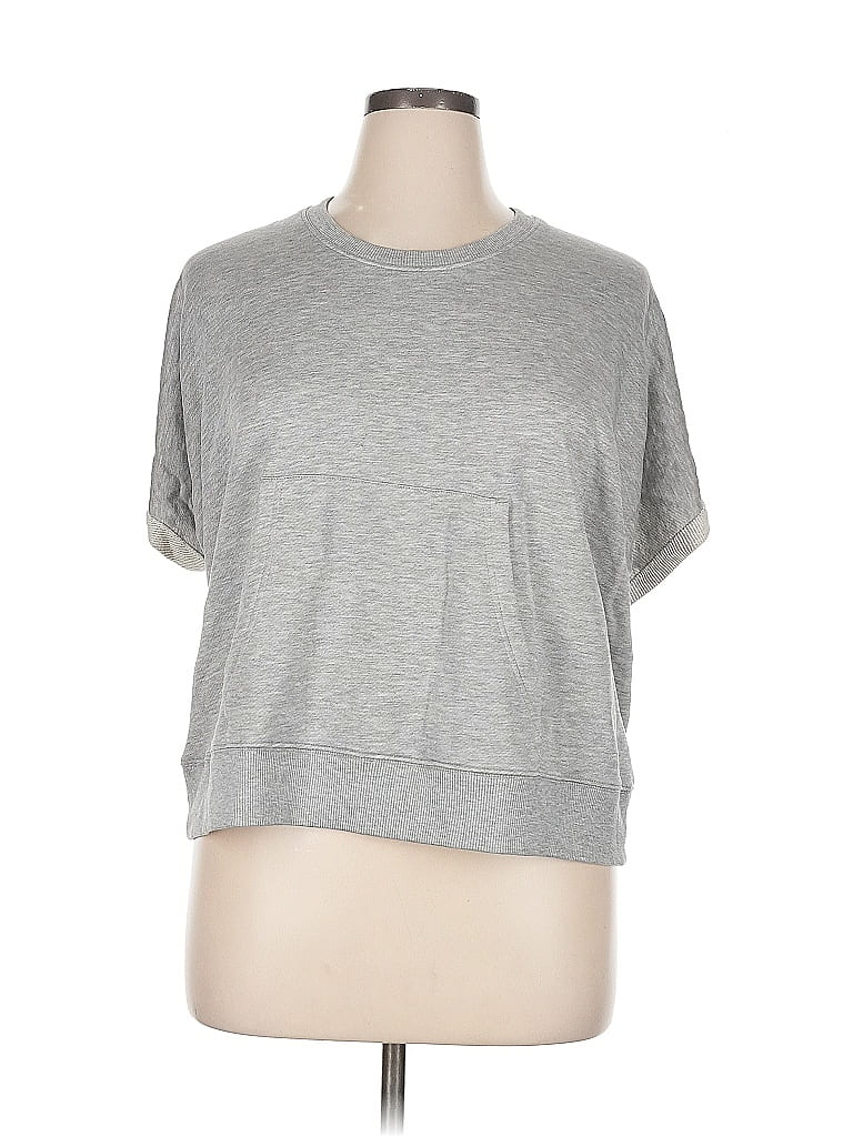 GSTQ Pre-owned Cardigan Sweater In Gray