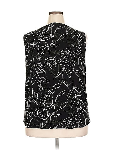 Roz & Ali Sleeveless Blouse (view 2)