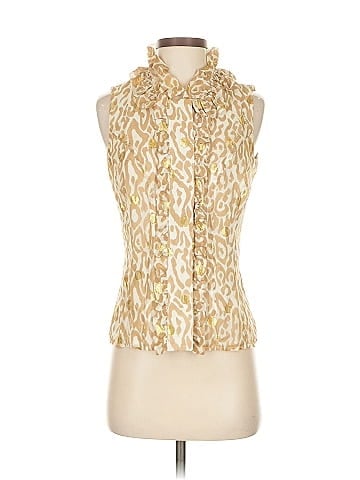 Etcetera Sleeveless Silk Top (view 1)