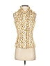 Etcetera Gold Sleeveless Silk Top Size 0 - photo 1