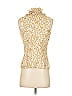 Etcetera Gold Sleeveless Silk Top Size 0 - photo 2