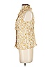 Etcetera Gold Sleeveless Silk Top Size 0 - photo 5