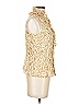 Etcetera Gold Sleeveless Silk Top Size 0 - photo 4