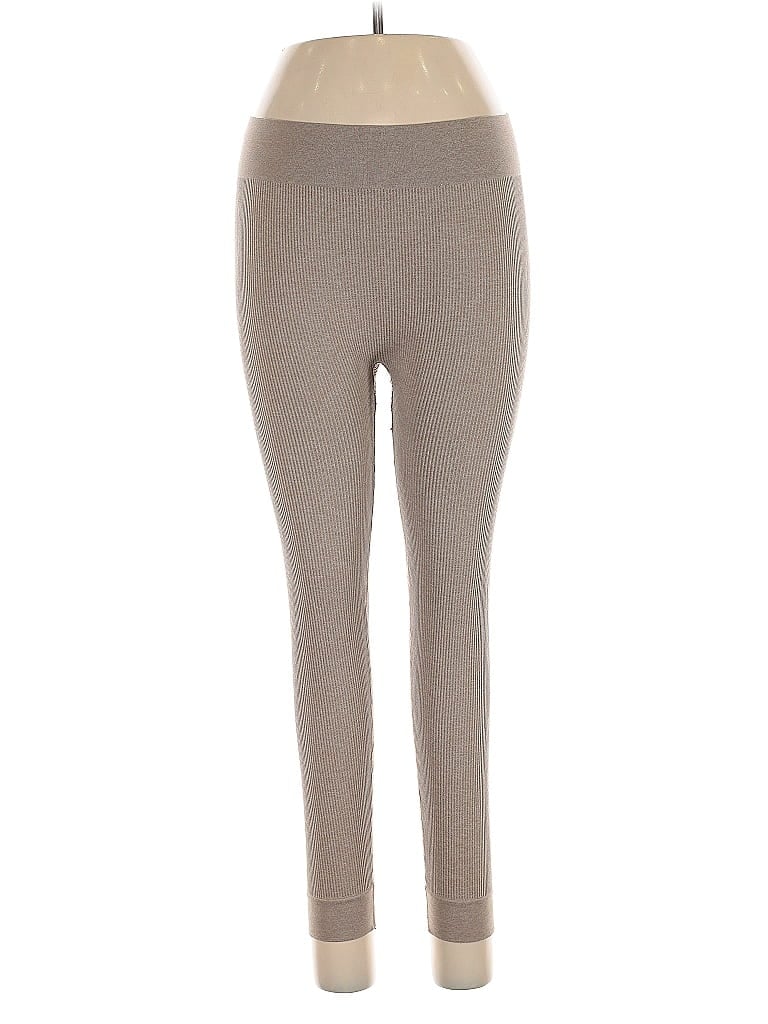 Pre-owned H&m Active Pants In Brown