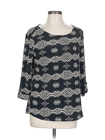 Peach Love Cream California 3/4 Sleeve Blouse (view 1)