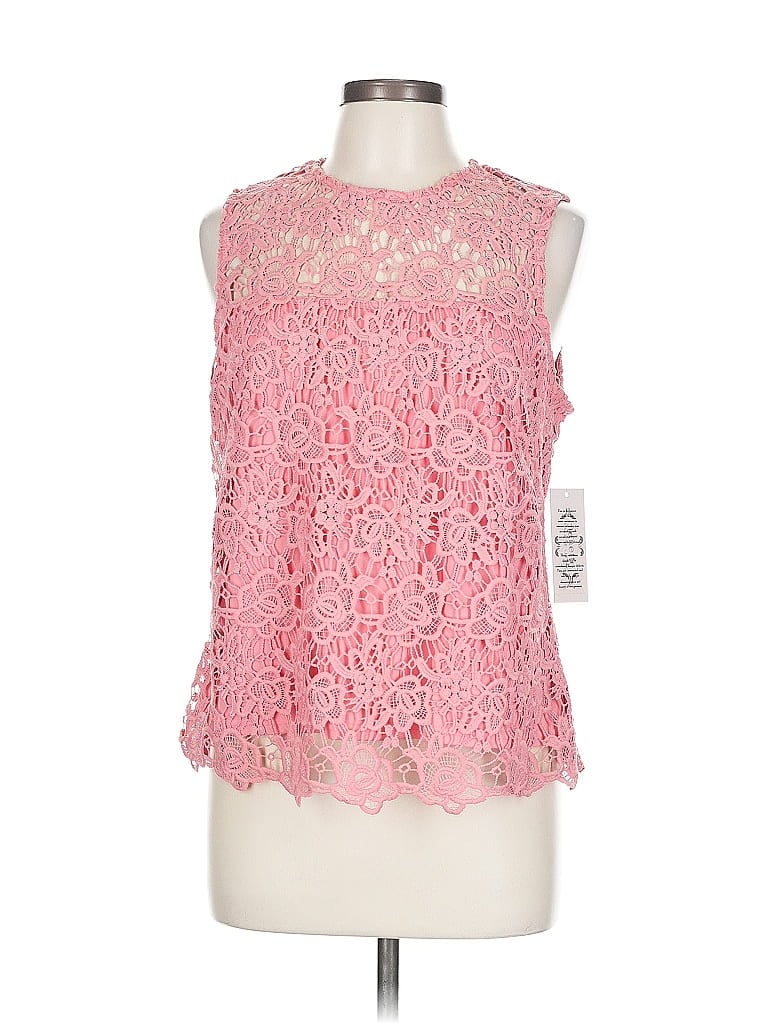 Click to view more detailed imagery on our partner's website Pre-owned Nanette Lepore Sleeveless Blouse In Pink