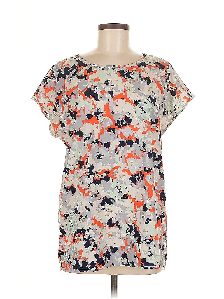 GAP Pre-owned Short Sleeve Blouse In Orange
