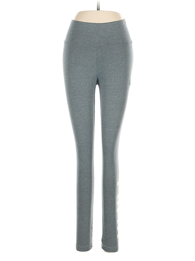 Pre-owned Puma Active Pants In Gray