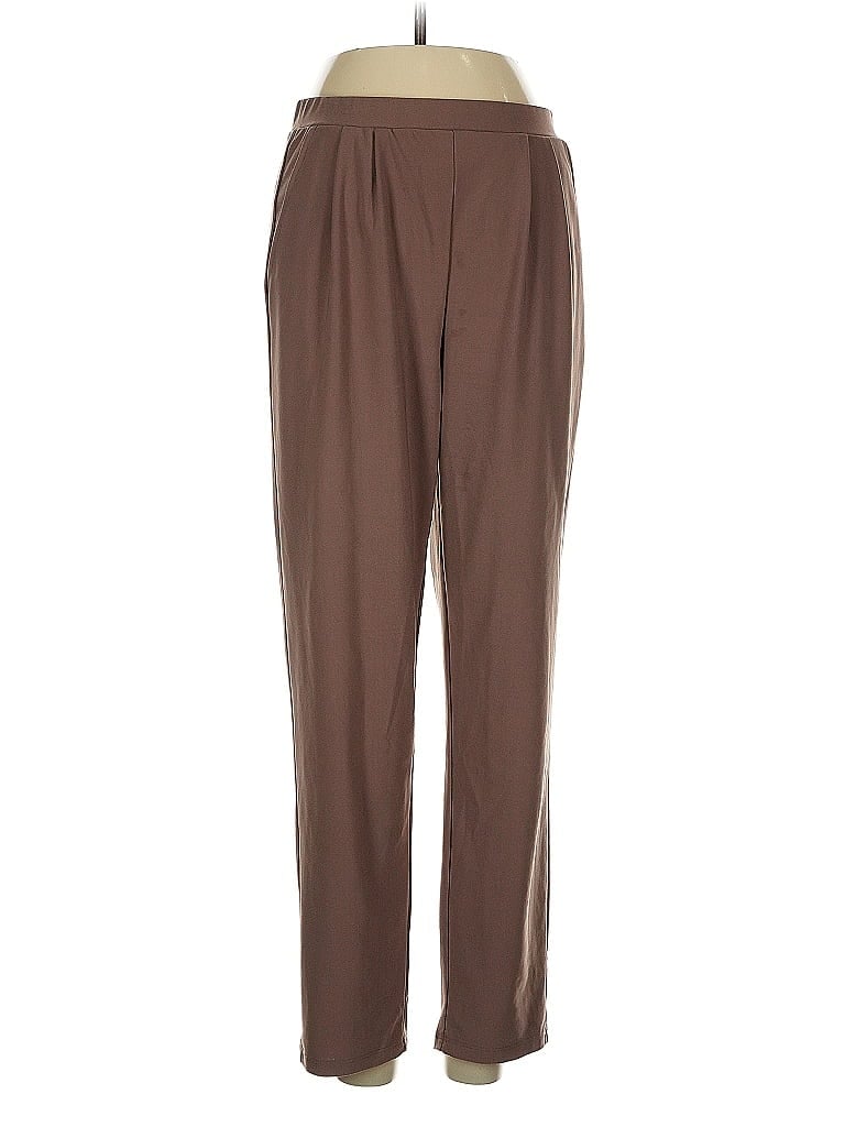 Pre-owned Leith Casual Pants In Brown