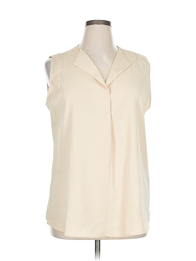 ASSORTED BRANDS Pre-owned Sleeveless Blouse In White