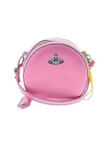 Vivienne Westwood Leather Mini Round Crossbody Bag (view 1)