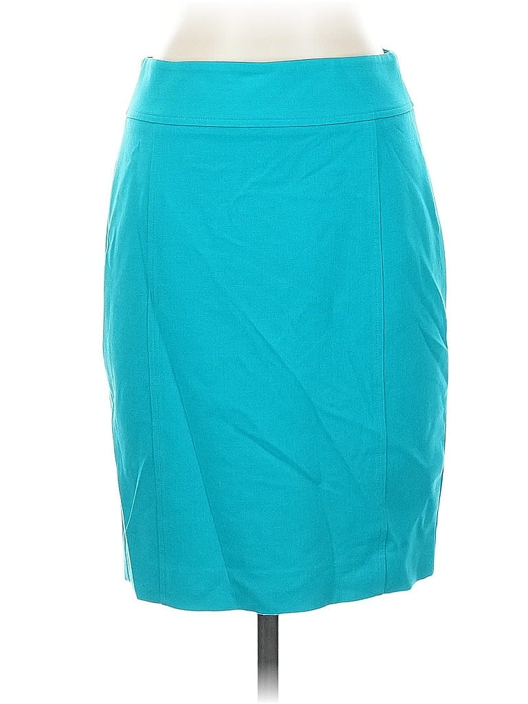 Pre-owned Ann Taylor Loft Formal Skirt In Blue